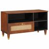 vidaXL Gabinete para TV Castanho 80 x 33,5 x 46 cm