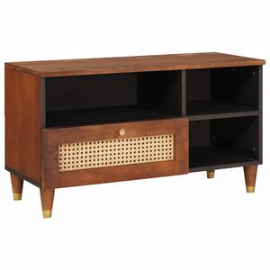 vidaXL Gabinete para TV Castanho 80 x 33,5 x 46 cm