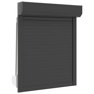 vidaXL Persiana Rol&ocirc; Antracite 70 x 100 cm Alum&iacute;nio e Poliuretano