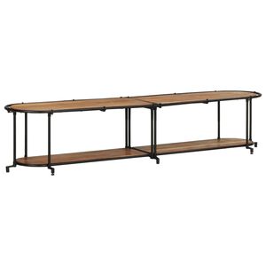 vidaXL M&oacute;vel de TV 200x42x40 cm madeira de ac&aacute;cia maci&ccedil;a