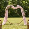 vidaXL Arco de Casamento Marrom Claro 224 x 80 x 220 cm
