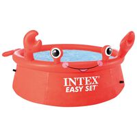 INTEX Piscina insuflável caranguejo feliz Easy Set 183x51 cm