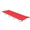 vidaXL Cama de campismo 180x60x19 cm tecido oxford e aço vermelho