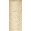 vidaXL &Aacute;rvore para gatos c/ postes arranhadores sisal 50,5 cm cor creme