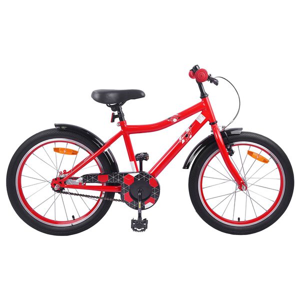 vidaXL Bicicleta Infantil 20 Polegadas para 6-11 Anos Vermelho