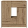 vidaXL Aparador c/ gavetas e portas 70,5x34x74,5 cm carvalho artisiano