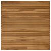 vidaXL Tampo de Mesa 80 x 80 x 3,5 cm Quadrado Madeira de Teca S&oacute;lida
