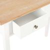 vidaXL Toucador/mesa consola 79x30x74 cm madeira branco