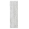 vidaXL Estante 88,5x27,5x88 cm contraplacado cinzento cimento