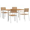 vidaXL Conjunto de Jantar para Jardim 5 unid.