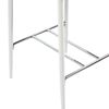 vidaXL 3 pcs conjunto de bar couro artificial branco