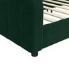 vidaXL Sof&aacute;-cama 80x200 cm veludo verde-escuro