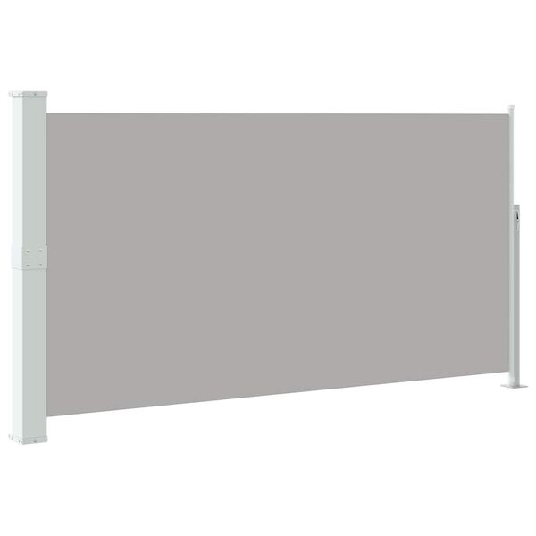 vidaXL Toldo lateral retr&aacute;til para p&aacute;tio 160x300 cm cinzento