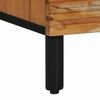 vidaXL Buffet Natural 80 x 33,5 x 75 cm Madeira S&oacute;lida de Ac&aacute;cia