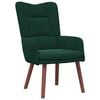 vidaXL poltrona Verde Escuro 63 x 67 x 94 cm Veludo
