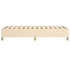 vidaXL Estrutura de cama sem colch&atilde;o 80x200 cm creme