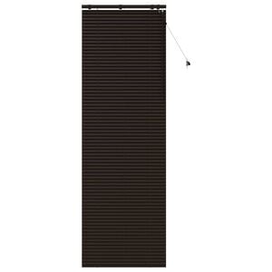vidaXL Cortina Veneziana Marrom Escuro 95 x 250 cm 35 mm