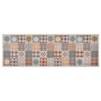 vidaXL Tapete de cozinha lavável com design mosaico colorido 45x150 cm