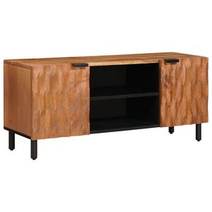 vidaXL Gabinete para TV Acabamento em Ac&aacute;cia Marrom 105 x 33 x 46 cm