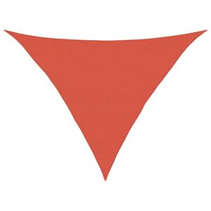 vidaXL Para-sol estilo vela 160 g/m&sup2; 5x5x6 m PEAD terracota