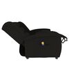 vidaXL Poltrona massagens 2 assentos reclin&aacute;vel couro artificial preto