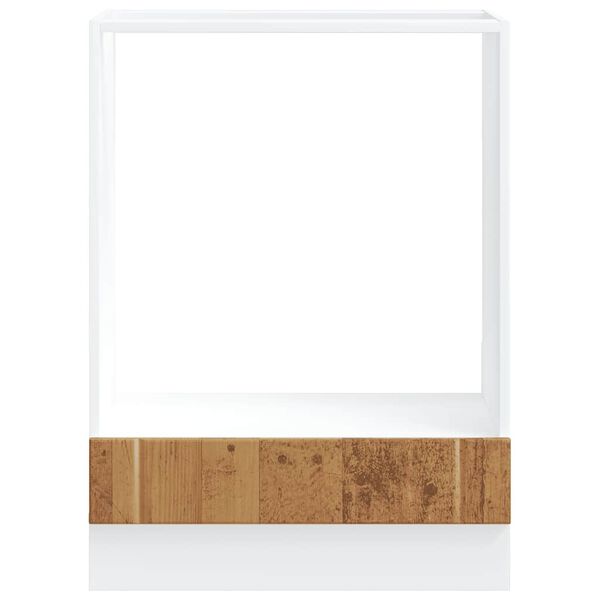 vidaXL Armário Forno Lucca derivados de madeira madeira velha