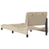 vidaXL Estrutura de cama sem colch&atilde;o 80x200 cm creme