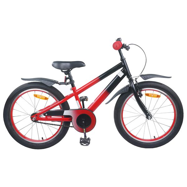 vidaXL Bicicleta Infantil 20 Polegadas para 6-11 Anos Azul Preto