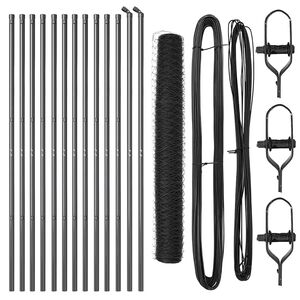 vidaXL Poste de Cerca Cinzeto