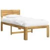vidaXL Estrutura de Cama de Solteiro com Cabeceira ROSTOCK Branco