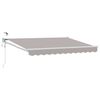 vidaXL Toldo Retr&aacute;til El&eacute;trico Cinzento-claro 3,5 x 2,5 m