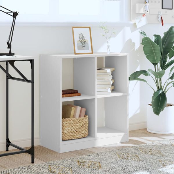 vidaXL Estante 68,5x32x75 cm derivados de madeira branco