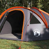 vidaXL Barraca de Camping Cinzento e laranja 308 x 268 x 130 cm