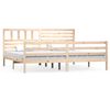 vidaXL Estrutura de cama 180x200 cm super king madeira maci&ccedil;a