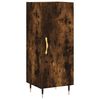 vidaXL Armário alto 34,5x34x180cm madeira processada carvalho fumado