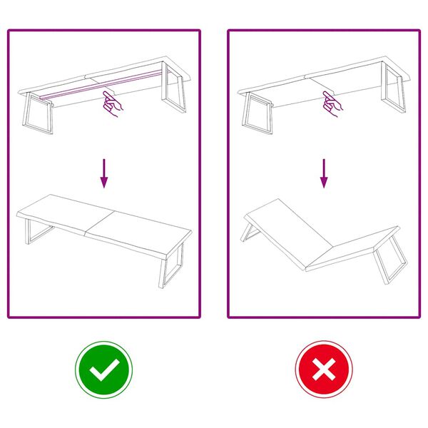 vidaXL Tampo de mesa 180x60x(2-4) cm carvalho tratado castanho-claro