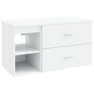 vidaXL Conjunto de M&oacute;veis para Banheiro 2 pcs Branco