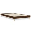 vidaXL Estrutura cama s/ colch&atilde;o derivados madeira carvalho castanho