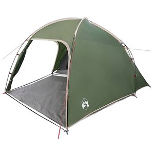 vidaXL Barraca Verde 370 x 230 x 185 cm Poli&eacute;ster e Fibra de Vidro