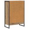 vidaXL Gabinete de Livros Carvalho Artesanal 80 x 30 x 155 cm