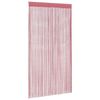vidaXL Cortinas de fios 2 pcs 100x250 cm rosa