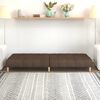 vidaXL Sof&aacute;-cama de 2 lugares tecido cinzento-acastanhado