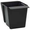 vidaXL Caixas de Flores para Paletes Euro 24 pcs Preto