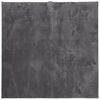 vidaXL Tapete pelo curto macio e lav&aacute;vel HUARTE 120x120 cm antracite