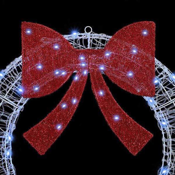 vidaXL Guirlanda com 150 LEDs Branco frio 120 cm Acr&iacute;lo