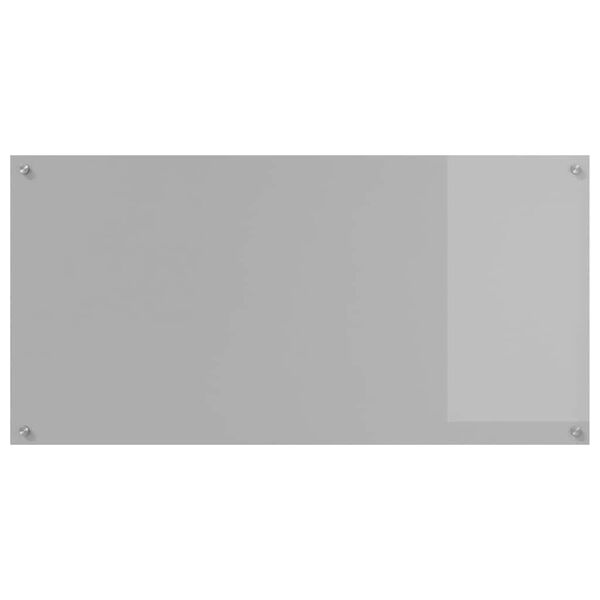 vidaXL Prote&ccedil;&atilde;o de Cozinha Cinzento-claro 120 x 60 cm vidro temperado