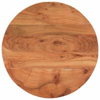 vidaXL Tampo de mesa redondo Ø70x2,5 cm madeira de acácia maciça