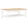 vidaXL Mesa de centro 110x60x40 cm MDF branco
