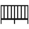 vidaXL Cabeceira de cama 166x4x100 cm pinho maci&ccedil;o preto