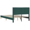 vidaXL Estrutura da Cama Verde Escuro 120 x 190 cm tecido